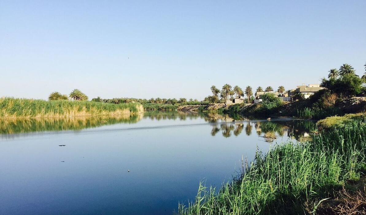 River landscape at today's Baghdad